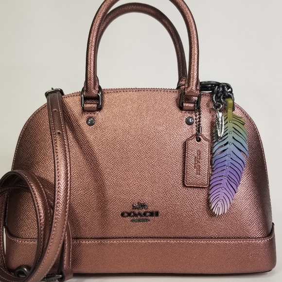 Coach Handbags - COACH Set 2p CONV. PURSE BAG + CHARM DESIGNER